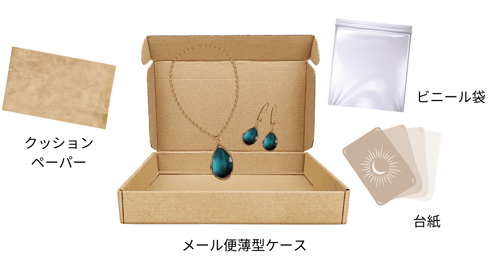アクセサリーや雑貨を梱包するときの準備物