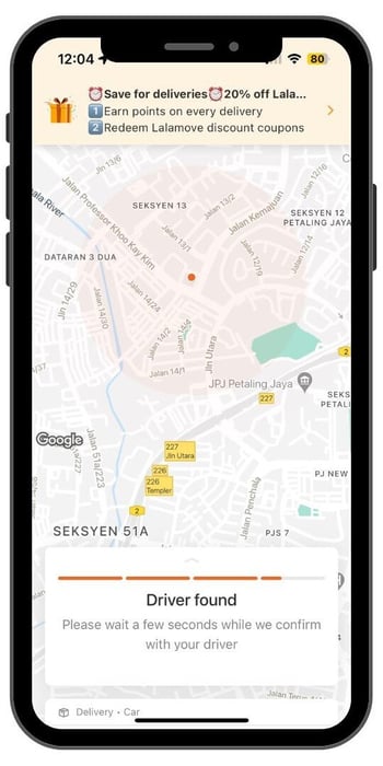 Priority Delivery - Faster Driver Matching