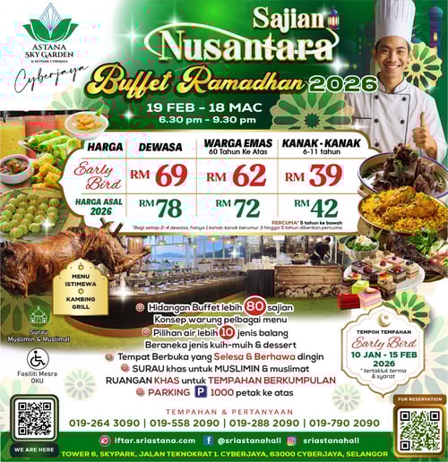 Ramadan Bufet 2026 - Astana Sky Garden Cyberjaya