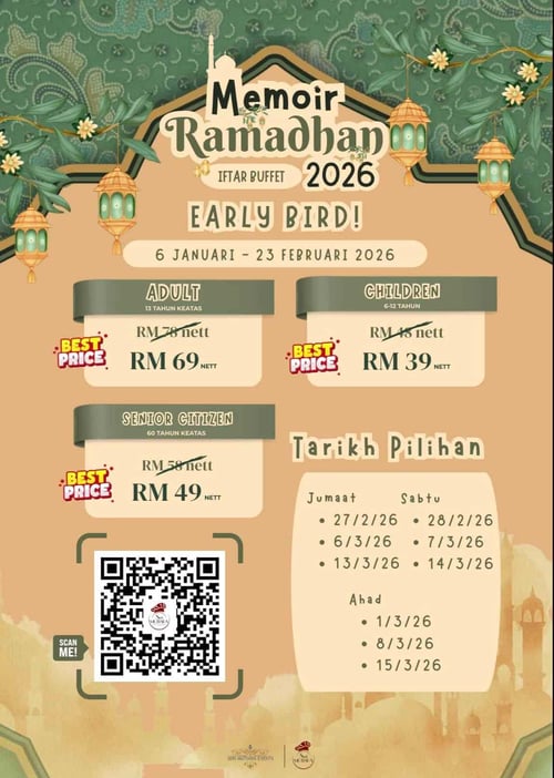 Ramadan Bufet 2026 - Cinerea Hall Forest Valley Hall
