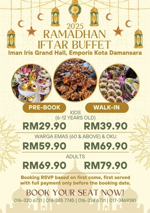 Ramadan Bufet 2026 - Iman Iris Grand Hall Kota Damansara
