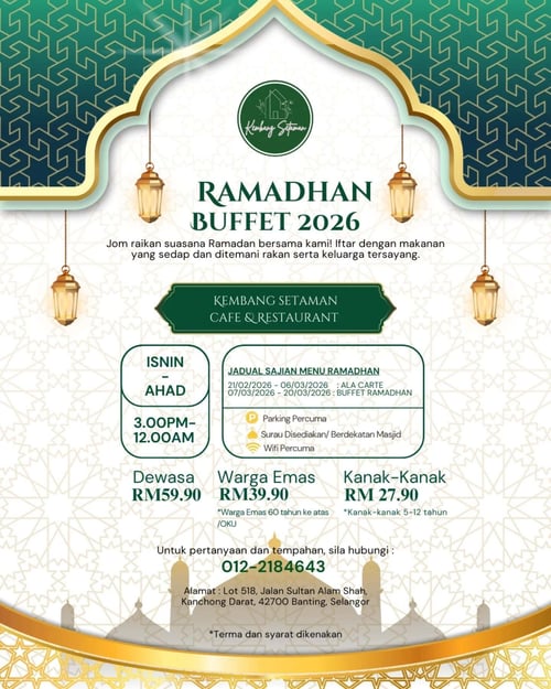 Ramadan Bufet 2026 - Kembang Setaman Cafe