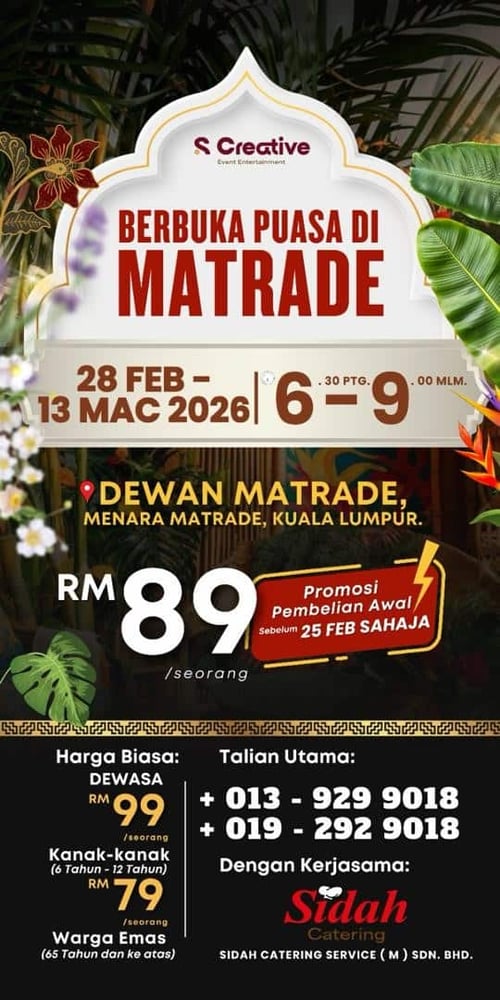 Ramadan Bufet 2026 - Matrade Hall Kuala Lumpur