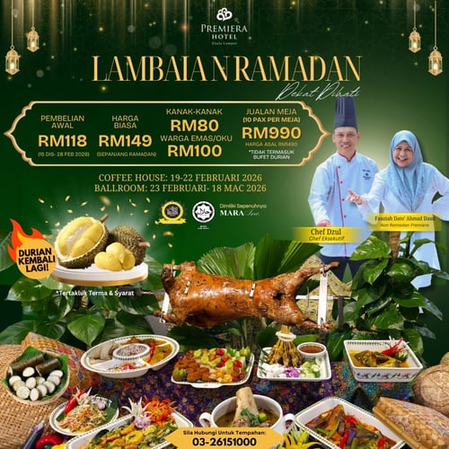 Ramadan Bufet 2026 - Premiera Hotel Kuala Lumpur