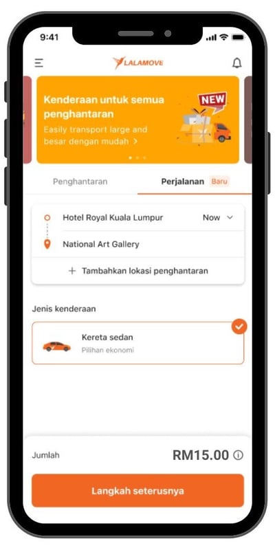 Ride Hailing - Cara Nak Order 3