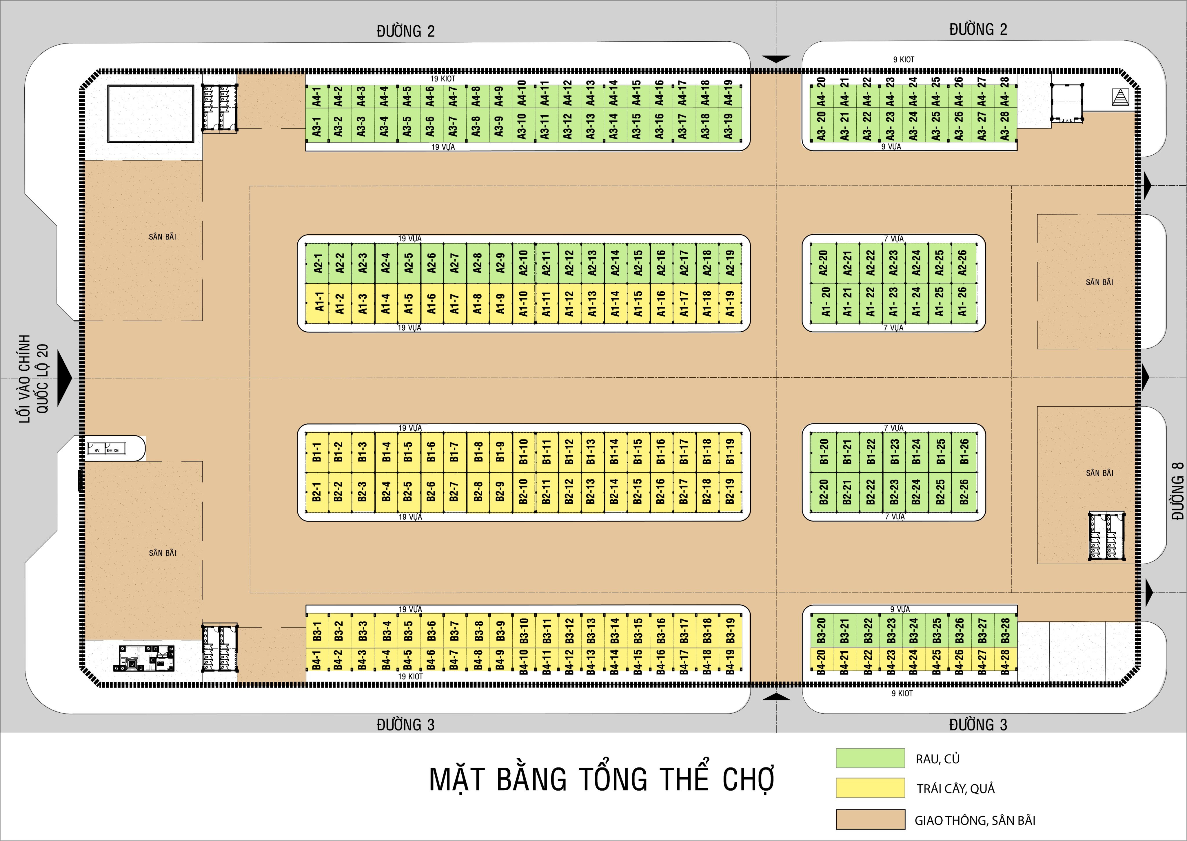 Sơ đồ chợ Dầu Giây