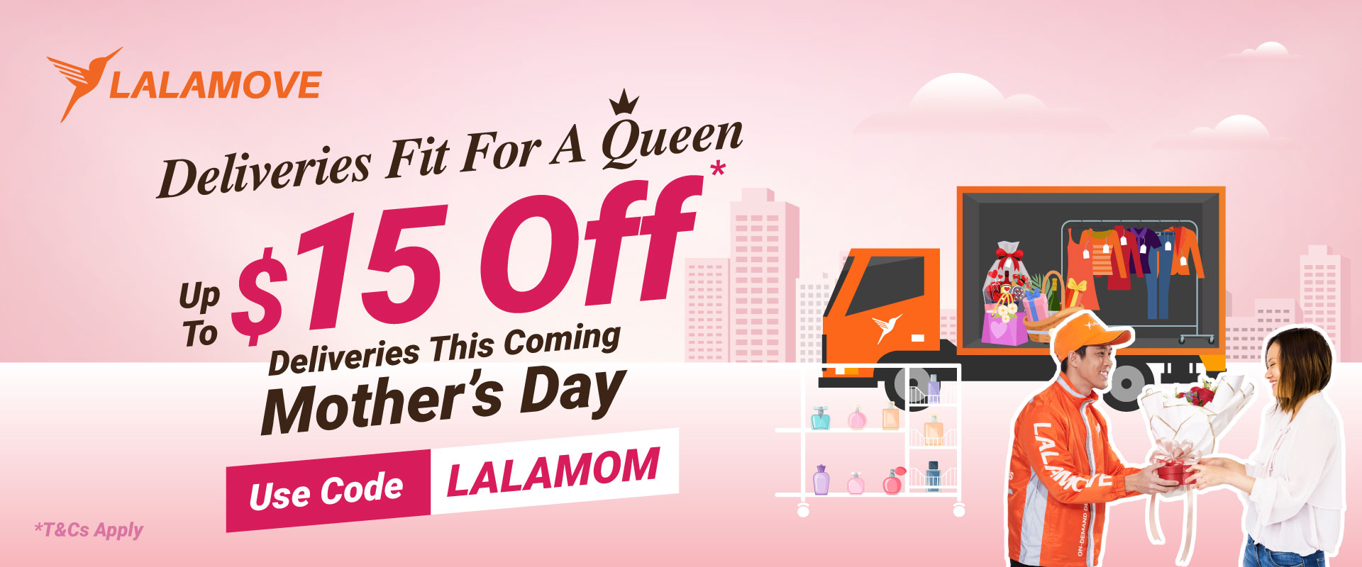 Enjoy up to 15 OFF deliveries