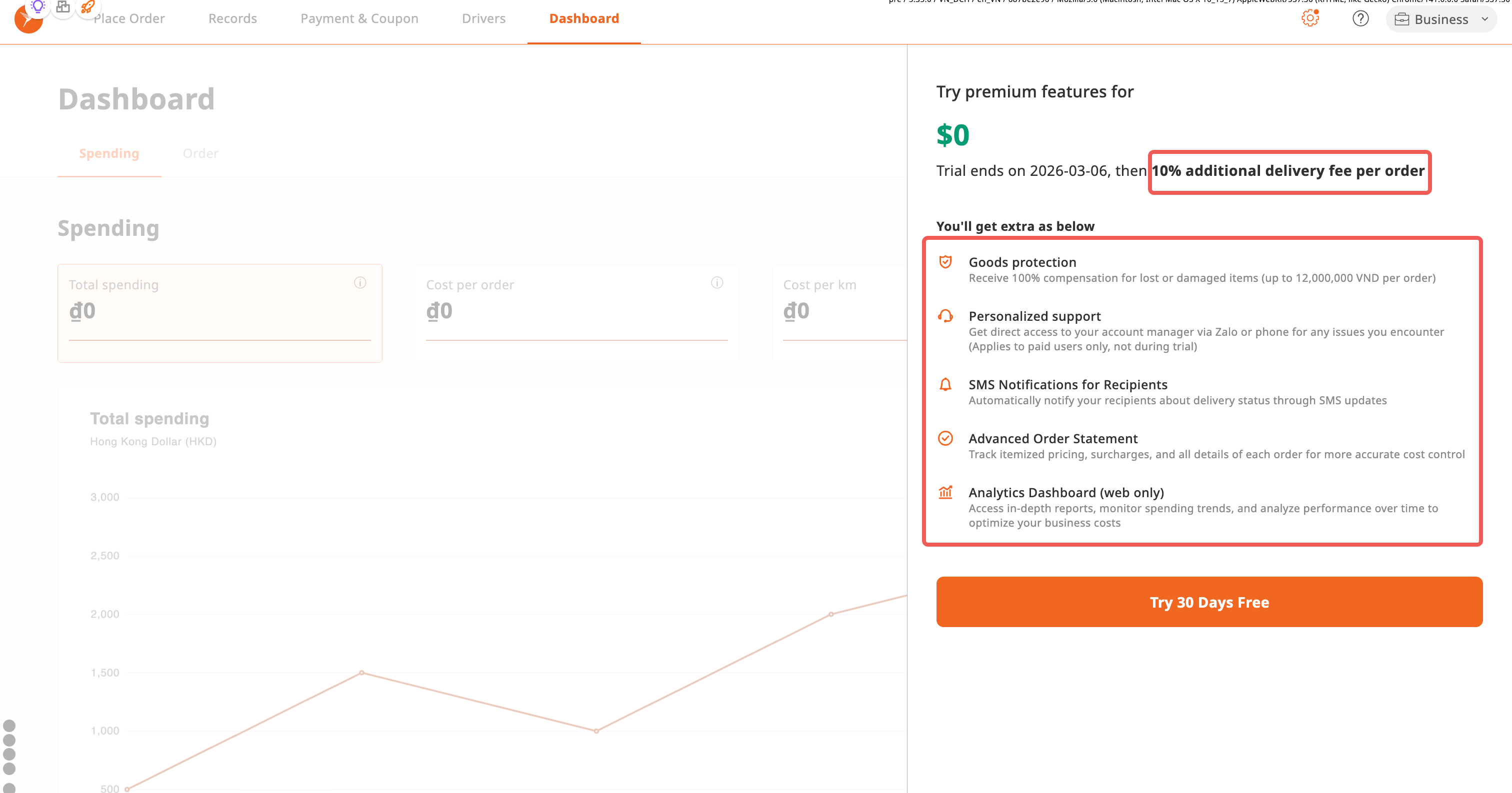 Screenshot - Corp Dashboard