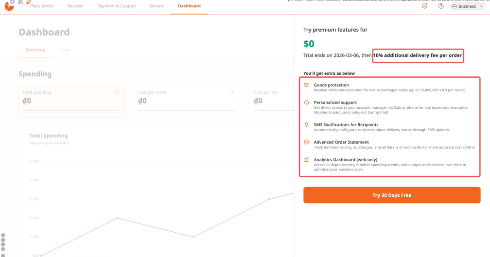 Screenshot - Corp Dashboard