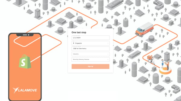 Step 2 to Lalamove It in Shopify