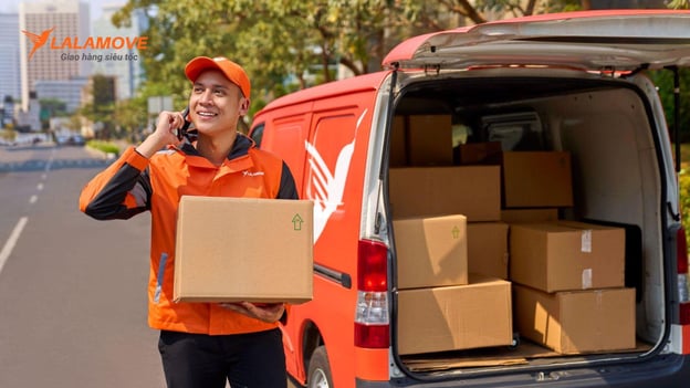 Tài xế Lalamove tận tình khi liên hệ khách hàng để giao hàng