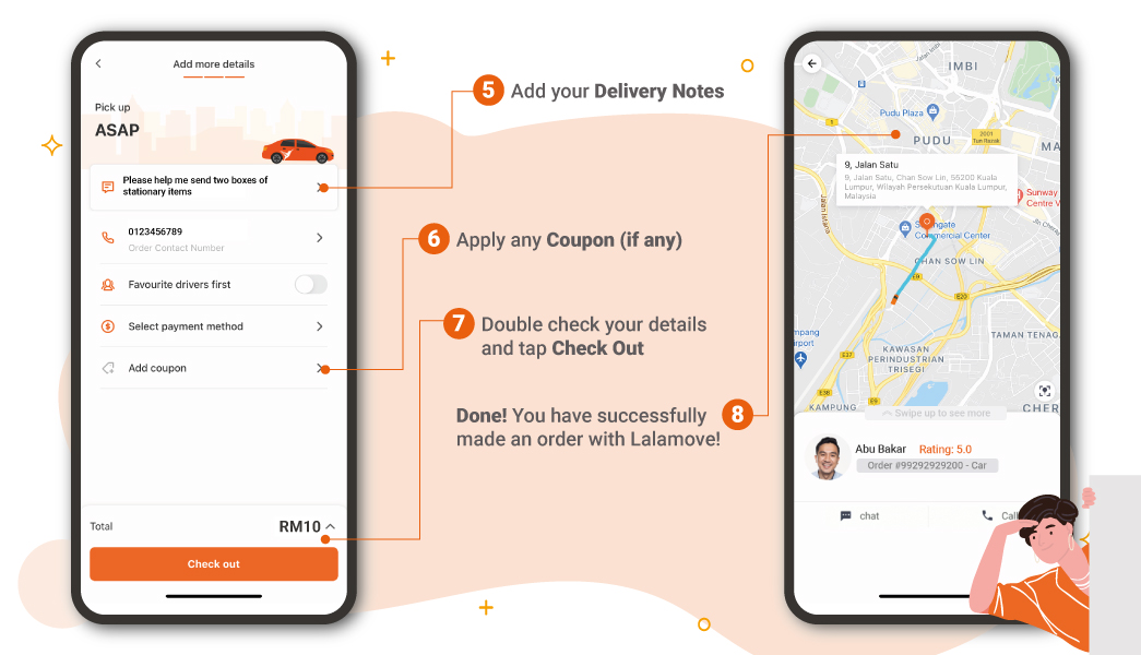 A Step By Step Guide To Use The Lalamove App