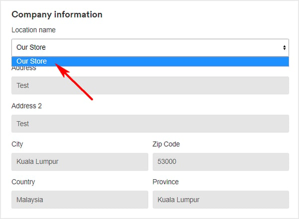 Third step to integrate Lalamove with EasyStore