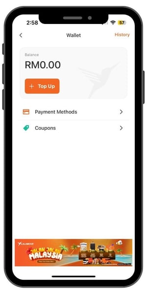 User - How To Top Lalamove Wallet -  2