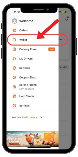 User - How To Top Lalamove Wallet - 1