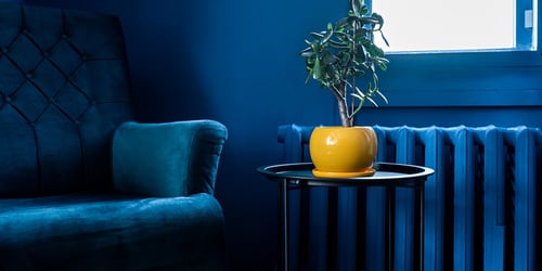 Warna Cat Tembok Biru Tua