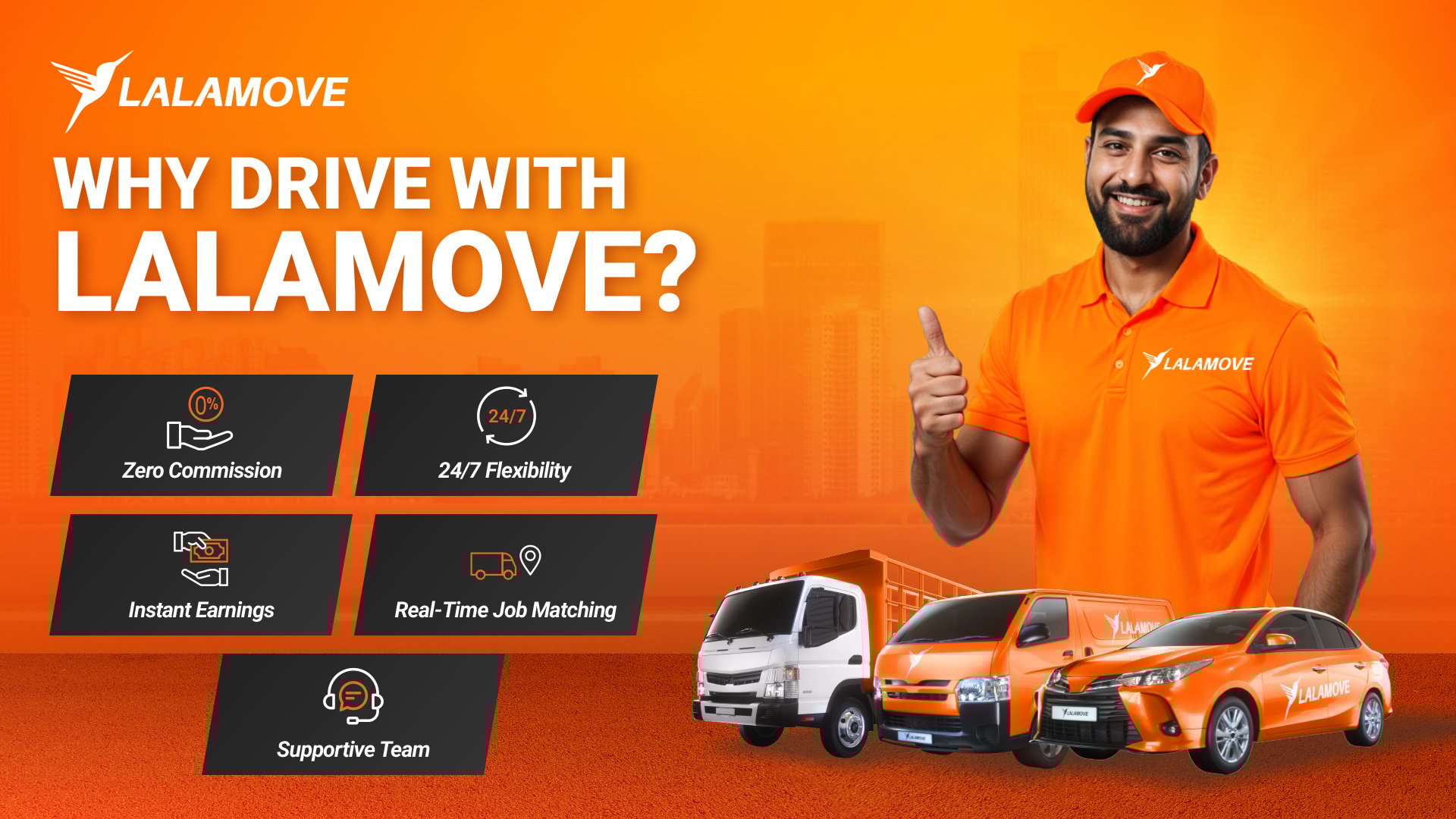 Why drive with lalamove