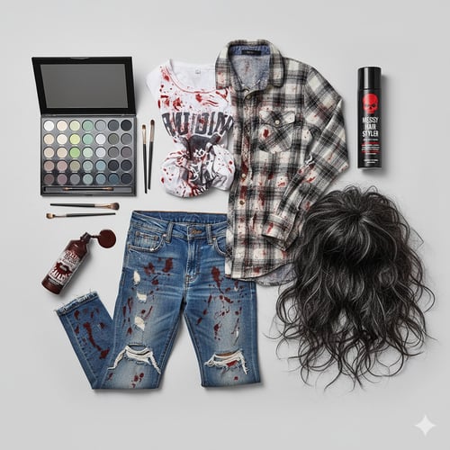 Zombie Halloween Costume