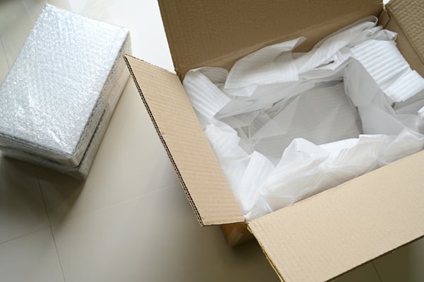 a layer at the bottom of the box