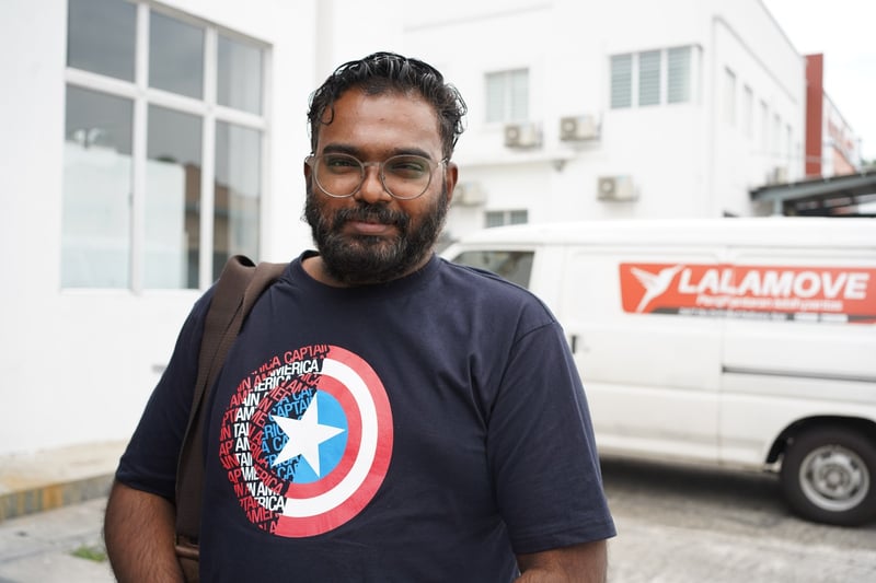 arvin antara peserta yang hadir kerana berminat untuk mengetahui maklumat tentang rakan penghantar lalamove