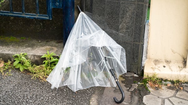 broken umbrella