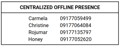 centralised-offline