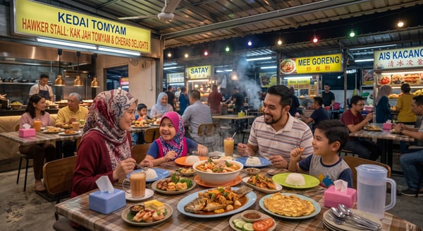 dinner with family