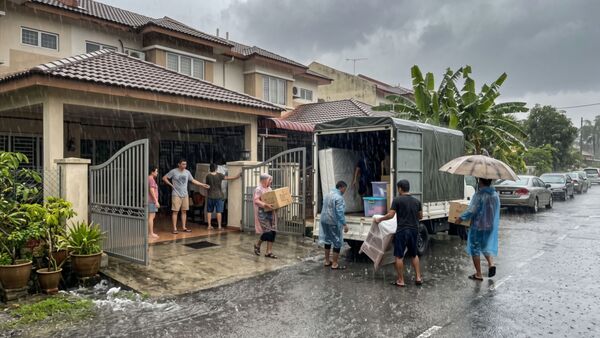 doing a house during rainy day in malaysia