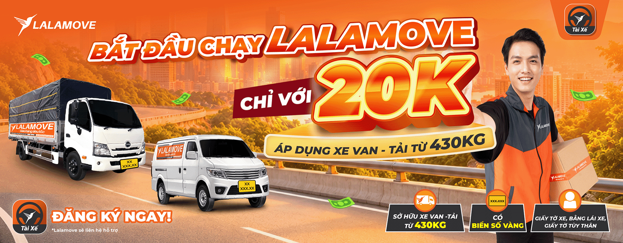 phí ký quỹ mới nhất cho tài xế van tải phí ký quỹ mới nhất cho tài xế van tải