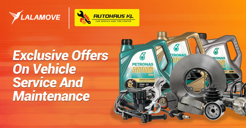 exclusive offers on vehicle service and maintenance including image of vehicle oil