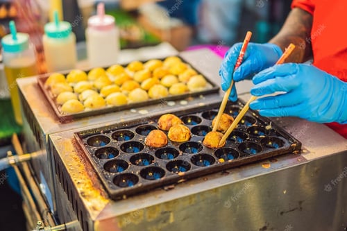 jualan takoyaki makanan
