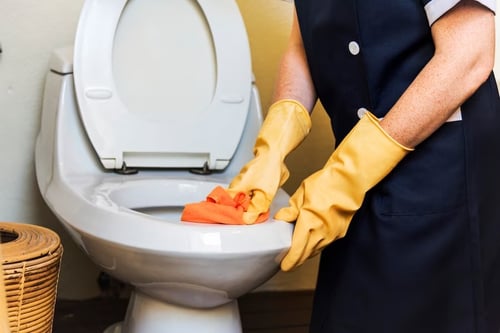 kamar mandi bersih membersihkan wc toilet