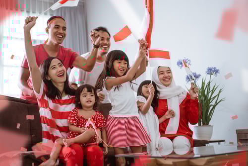 keluarga kemerdekaan merdeka 17 agustus