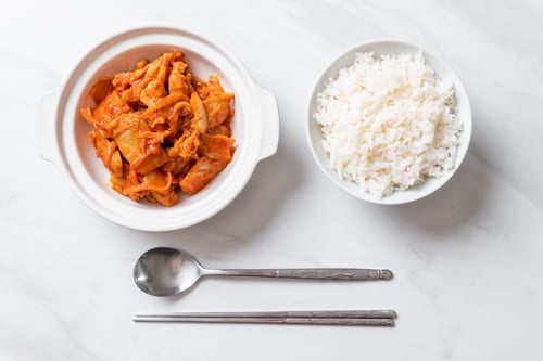 kimchi rice bowl