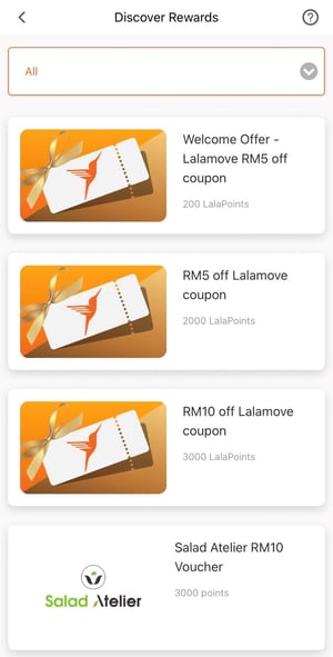 lalamove discover rewards