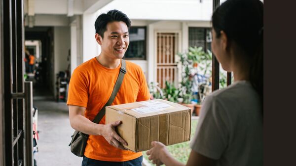 lalamove driver delivering item