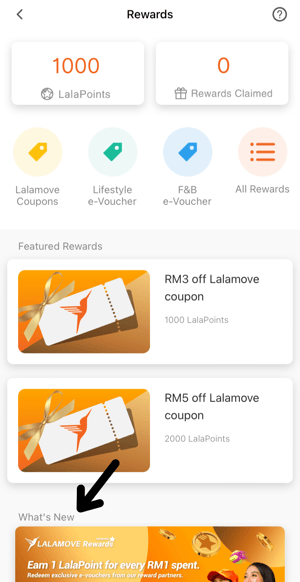 lalamove rewards whats new