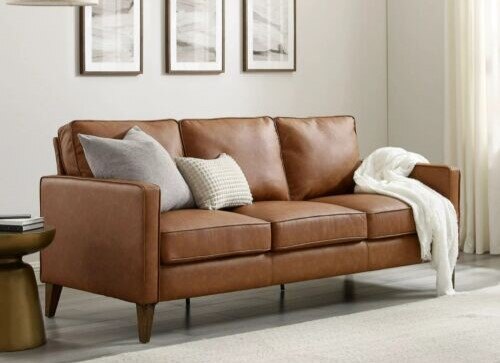 leather sofa