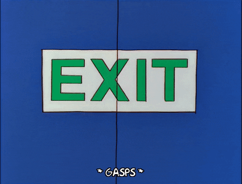 look for exit gate