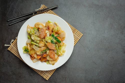 menu sahur capcay
