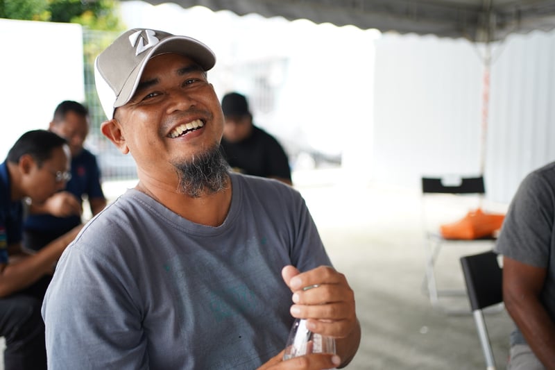 nasaruddin seorang rakan penghantar lori lalamove dari september 2022