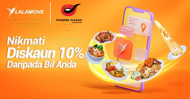 nikmati diskaun sehingga 10% daripada bil bila anda makan di thaqwa classic