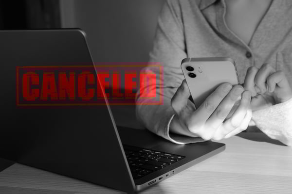 order cancelled