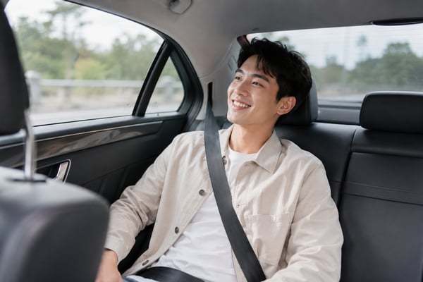 passenger sit comfortably