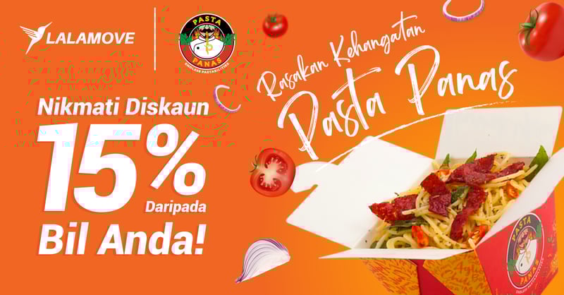 pasta panas pasta aglio olio rasai kehangatan pasta panas dan dapatkan diskaun 15% daripada bil anda