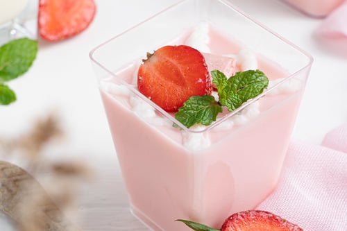 puding pudding stroberi