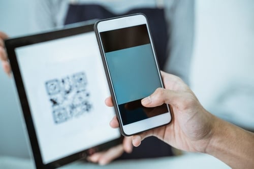 qris payment pembayaran elektronik teknologi barcode
