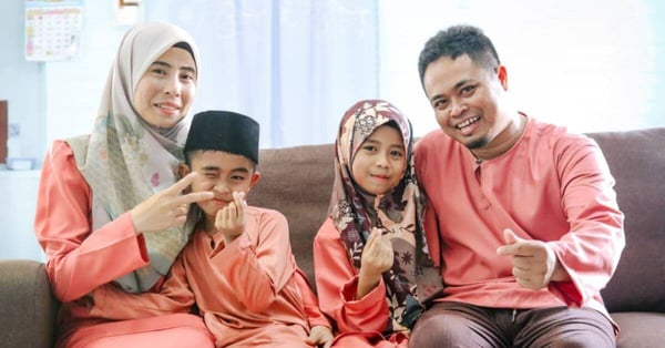 rakan pemandu lalamove mukhsin bersama keluarga tercinta
