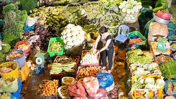 rau củ quả chợ