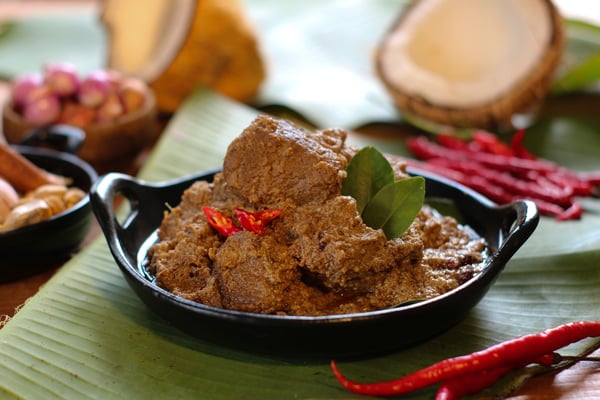 rendang daging atau ayam